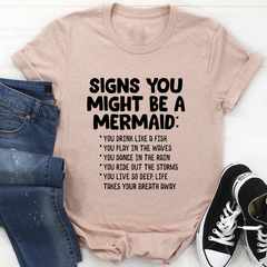 Signs You Might Be A Mermaid T-Shirt-2