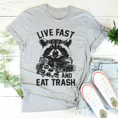 Live Fast And Eat Trash T-Shirt-0