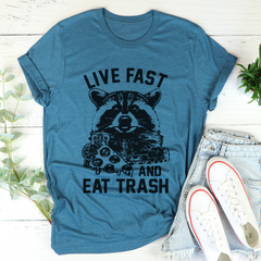 Live Fast And Eat Trash T-Shirt-3