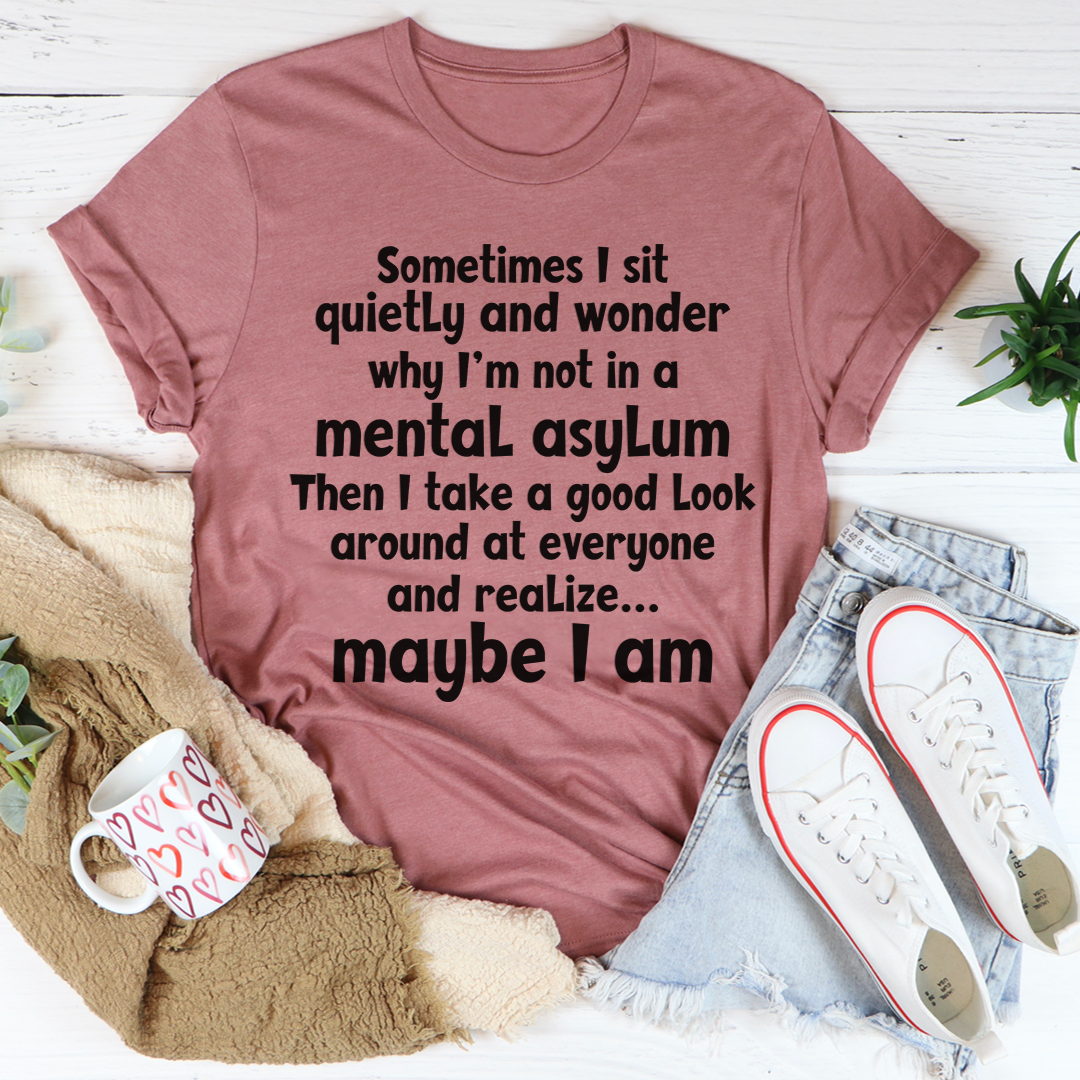 Sometimes I Sit Quietly T-Shirt-2