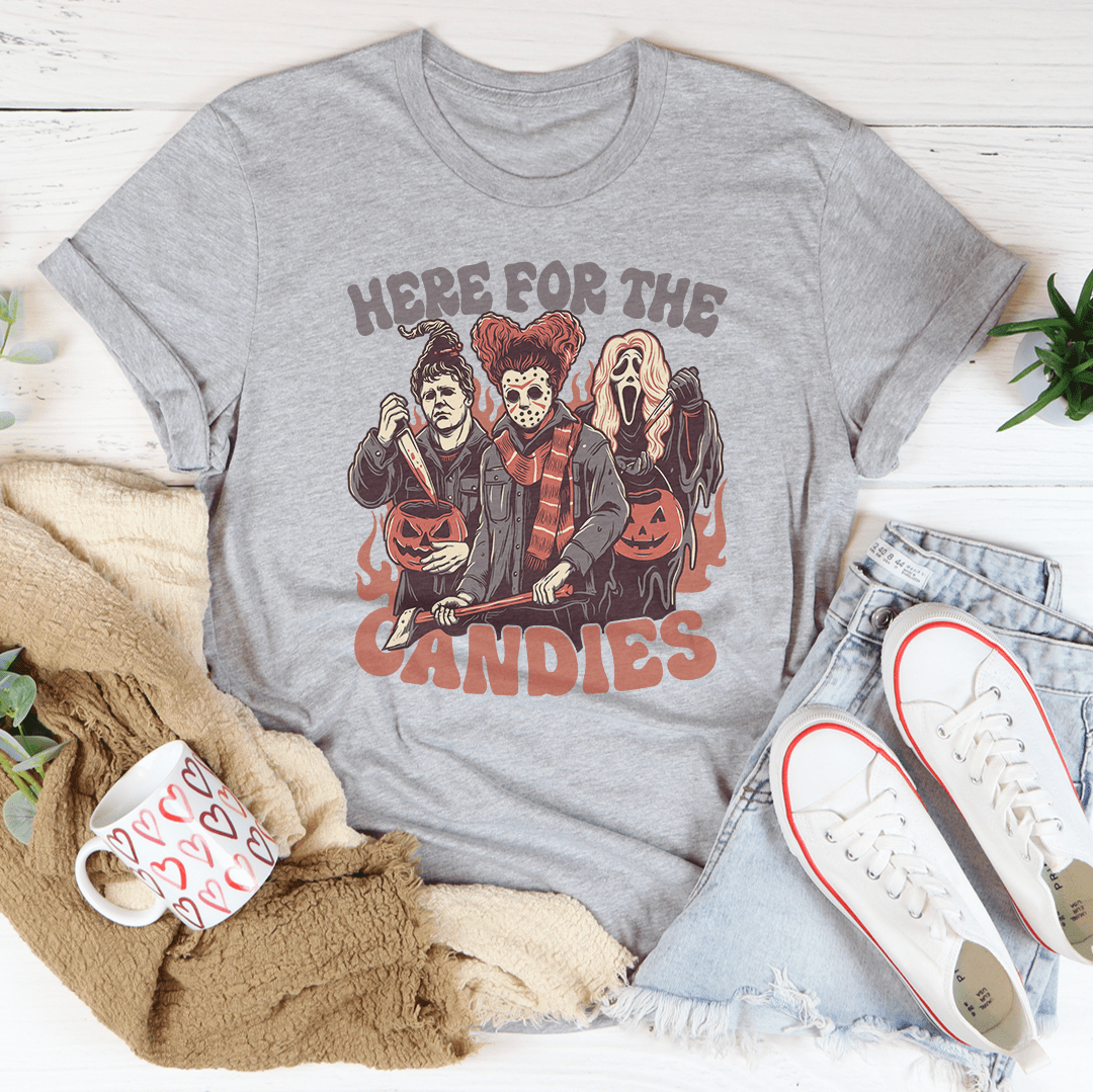 Here For The Candies Tee-1