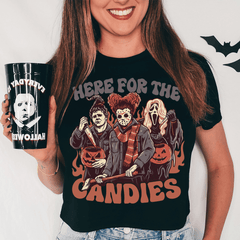 Here For The Candies Tee-0