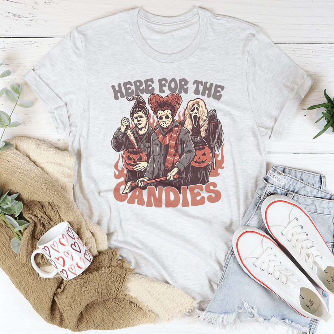 Here For The Candies Tee-3