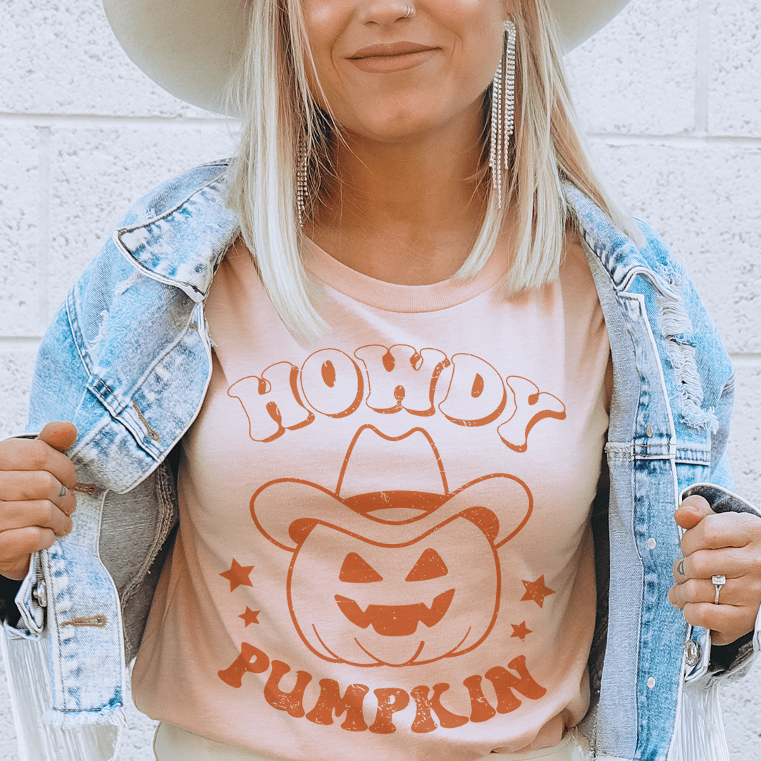 Howdy Pumpkin Tee-0