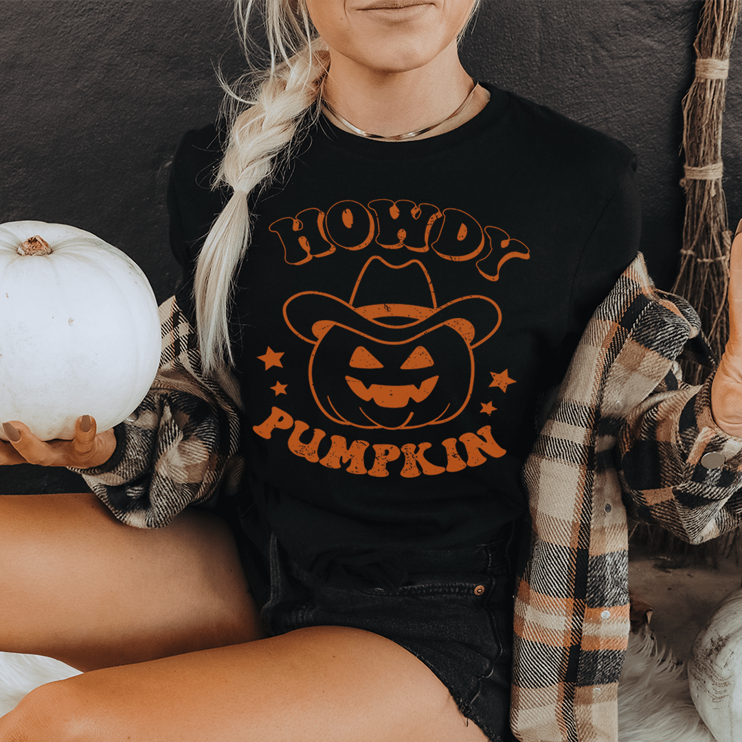 Howdy Pumpkin Tee-2