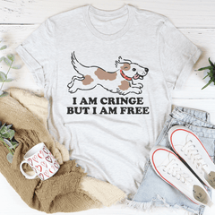I Am Cringe But I Am Free Tee-3
