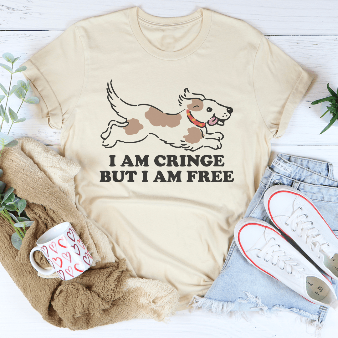 I Am Cringe But I Am Free Tee-2