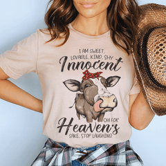I Am Sweet Lovable Kind Shy Innocent Tee-0