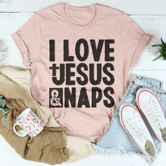 I Love Jesus & Naps T-Shirt-1