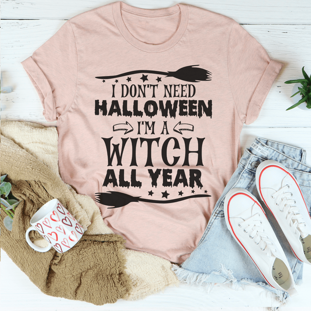 I'm A Witch All Year Tee-3