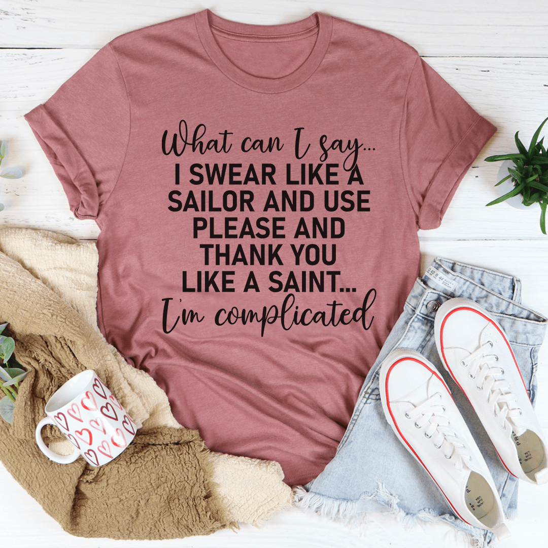 I'm Complicated Tee-0