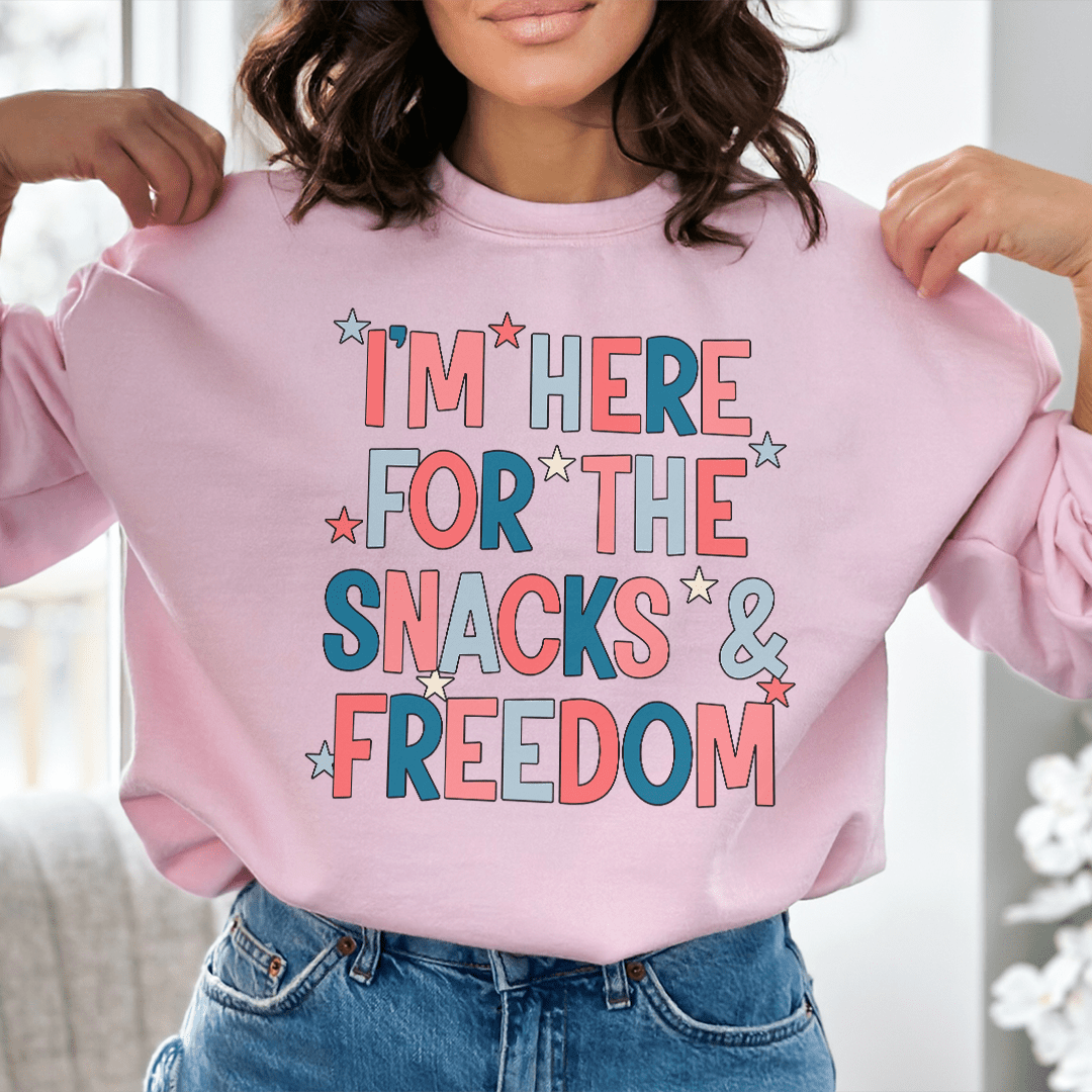 I'm Here For The Snacks And Freedom-1
