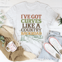 I've Got Curves Like A Country Backroad Tee-0