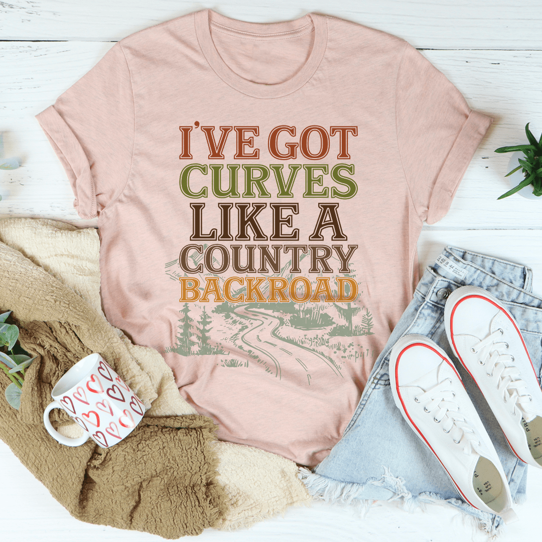I've Got Curves Like A Country Backroad Tee-2