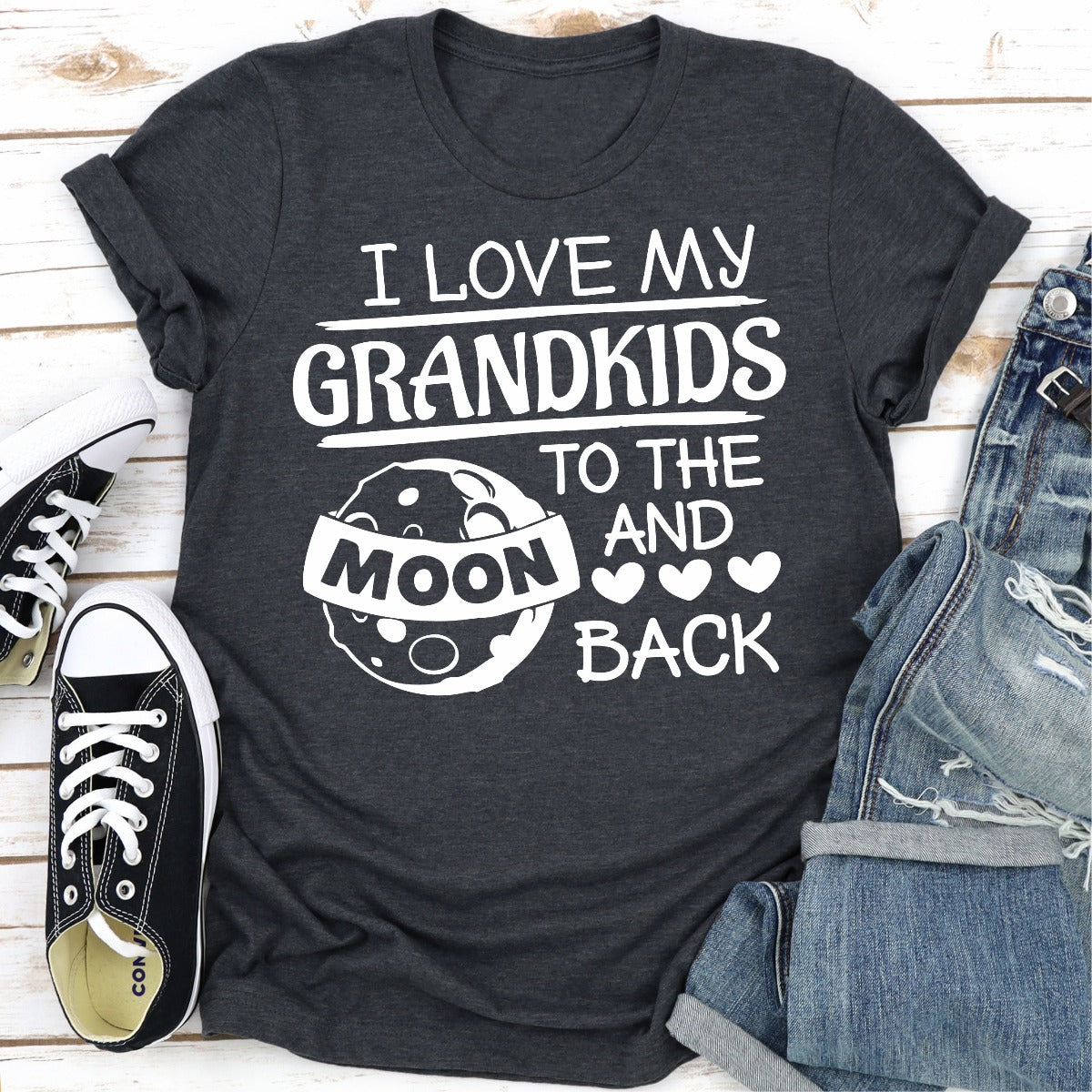 I Love My Grandkids To The Moon And Back T-Shirt-23