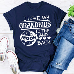 I Love My Grandkids To The Moon And Back T-Shirt-15