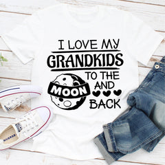 I Love My Grandkids To The Moon And Back T-Shirt-4