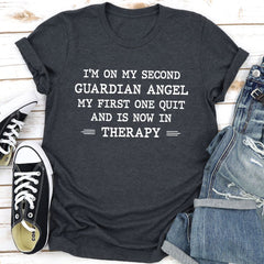 I'm On My Second Guardian Angel T-Shirt-10
