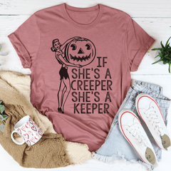 If She's A Creeper She's A Keeper T-Shirt-3