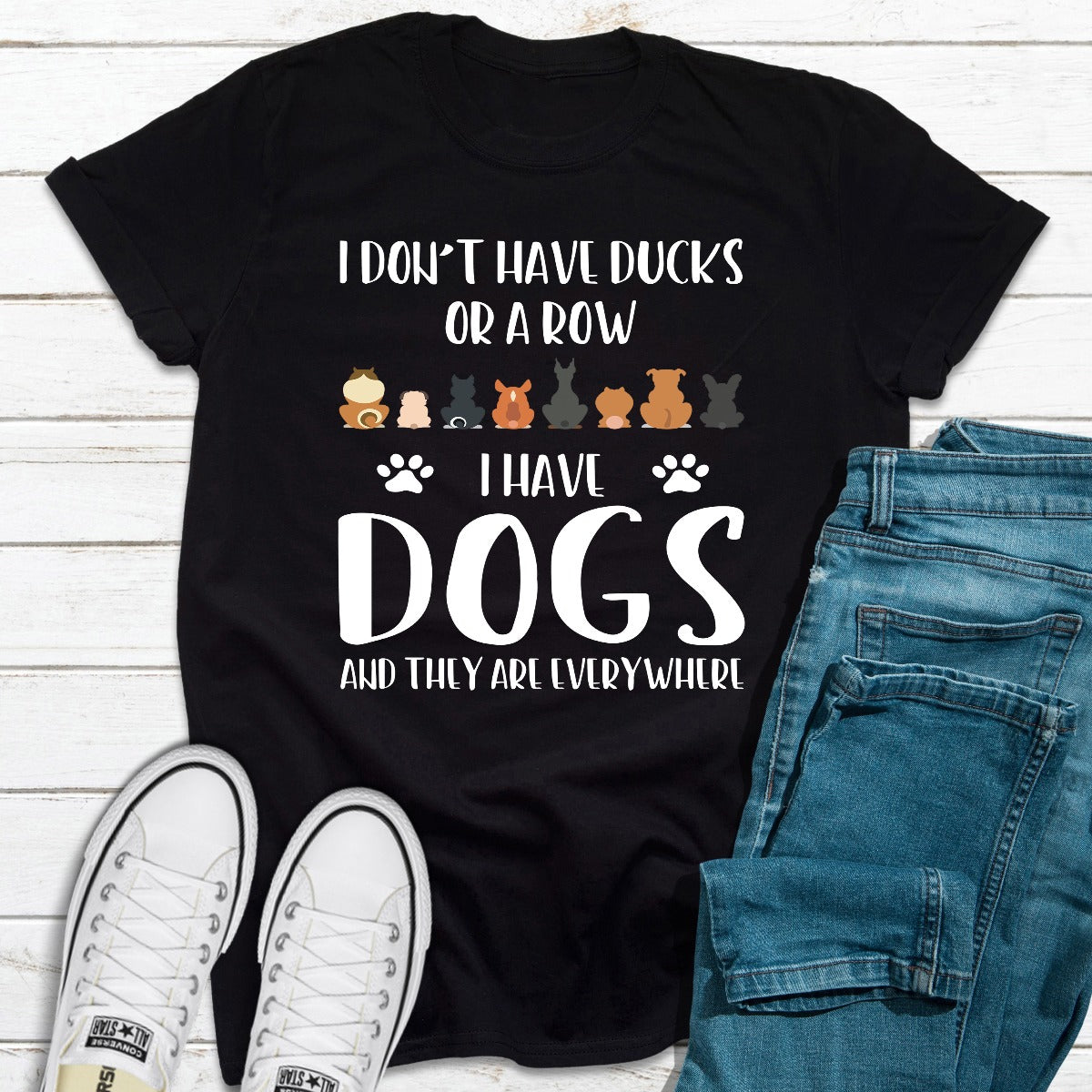 I Don't Have Ducks Or A Row T-Shirt-6