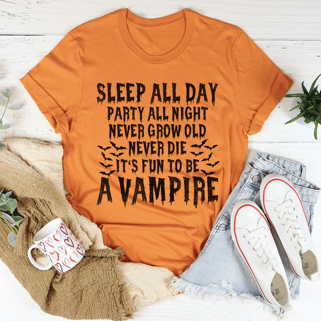 It's Fun To Be A Vampire Tee-1