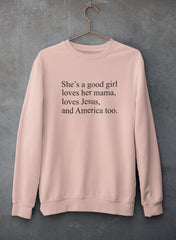 She's A Good Girl Sweat Shirt-0