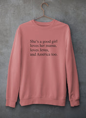 She's A Good Girl Sweat Shirt-1
