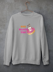 She Wants Donuts Sweat Shirt-1