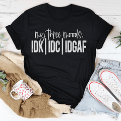 My Three Moods T-Shirt-0