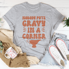 Nobody Puts Gravy In A Corner Tee-1