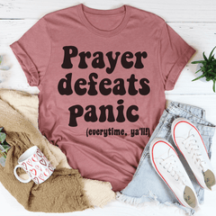 Prayer Defeats Panic Tee-2