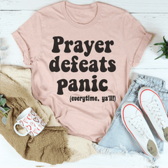 Prayer Defeats Panic Tee-3
