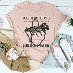 Raising Boys Is A Walk In The Park Tee-1