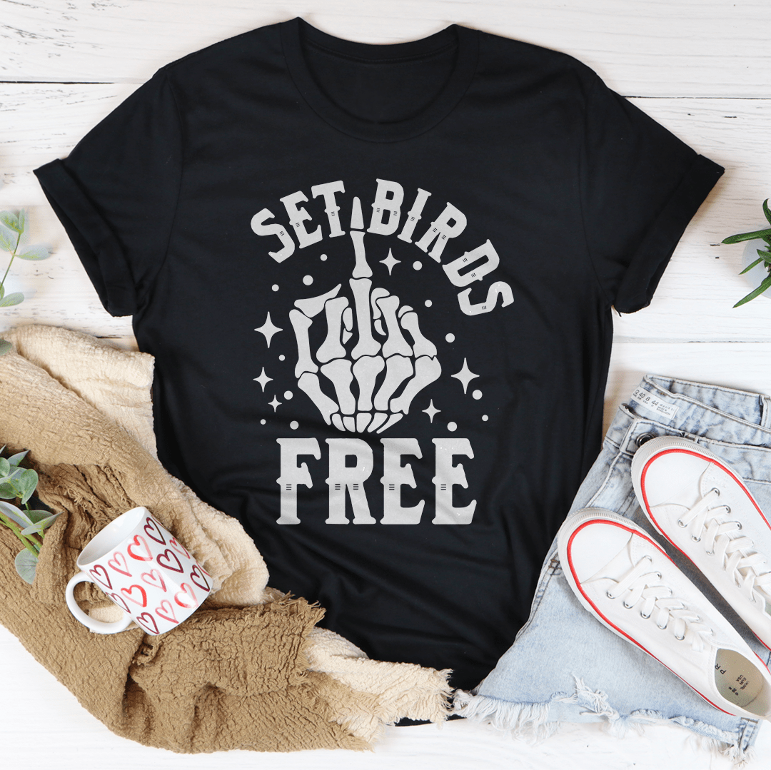 Set Birds Free Tee-2