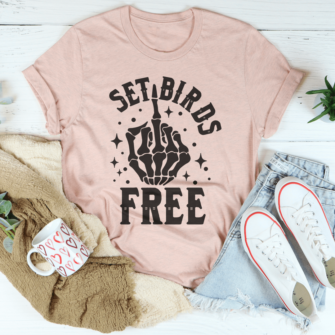 Set Birds Free Tee-3