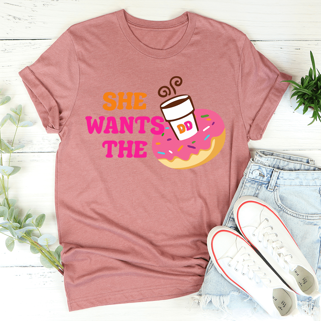 She Wants Donuts T-Shirt-2