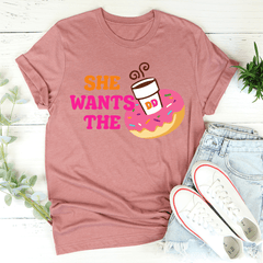 She Wants Donuts T-Shirt-2