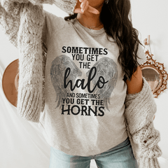Sometimes You Get The Halo And Sometimes You Get The Horns Tee-0