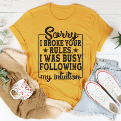 Sorry I Broke Your Rules Tee-3