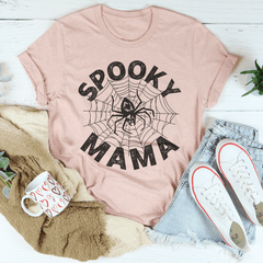 Spooky Mama Spider Web Tee-3