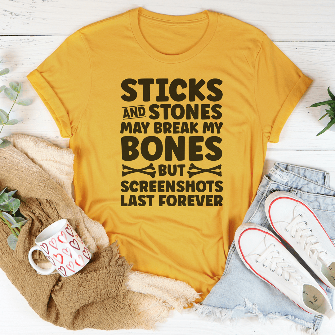 Sticks And Stones T-Shirt-0