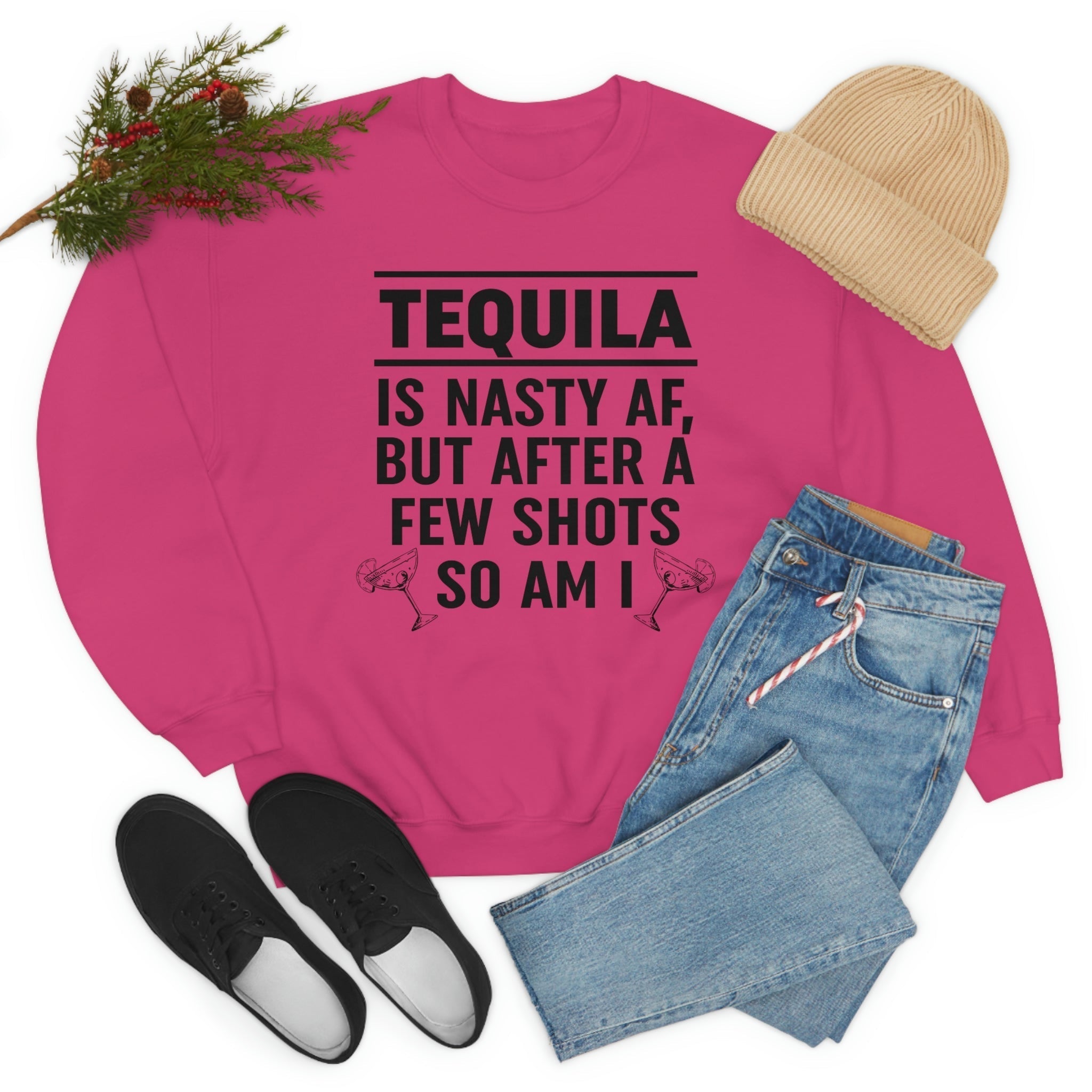 Tequila Is Nasty AF Sweat Shirt-0