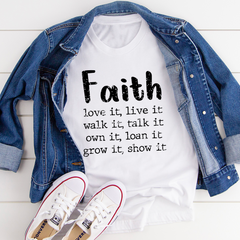 Faith Love It Live It T-Shirt-3