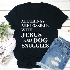 All Things Are Possible with Jesus T-Shirt-2