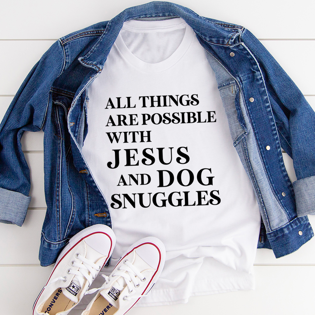 All Things Are Possible with Jesus T-Shirt-0