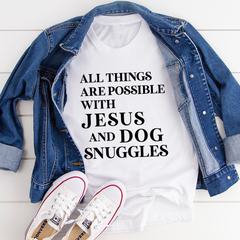 All Things Are Possible with Jesus T-Shirt-0