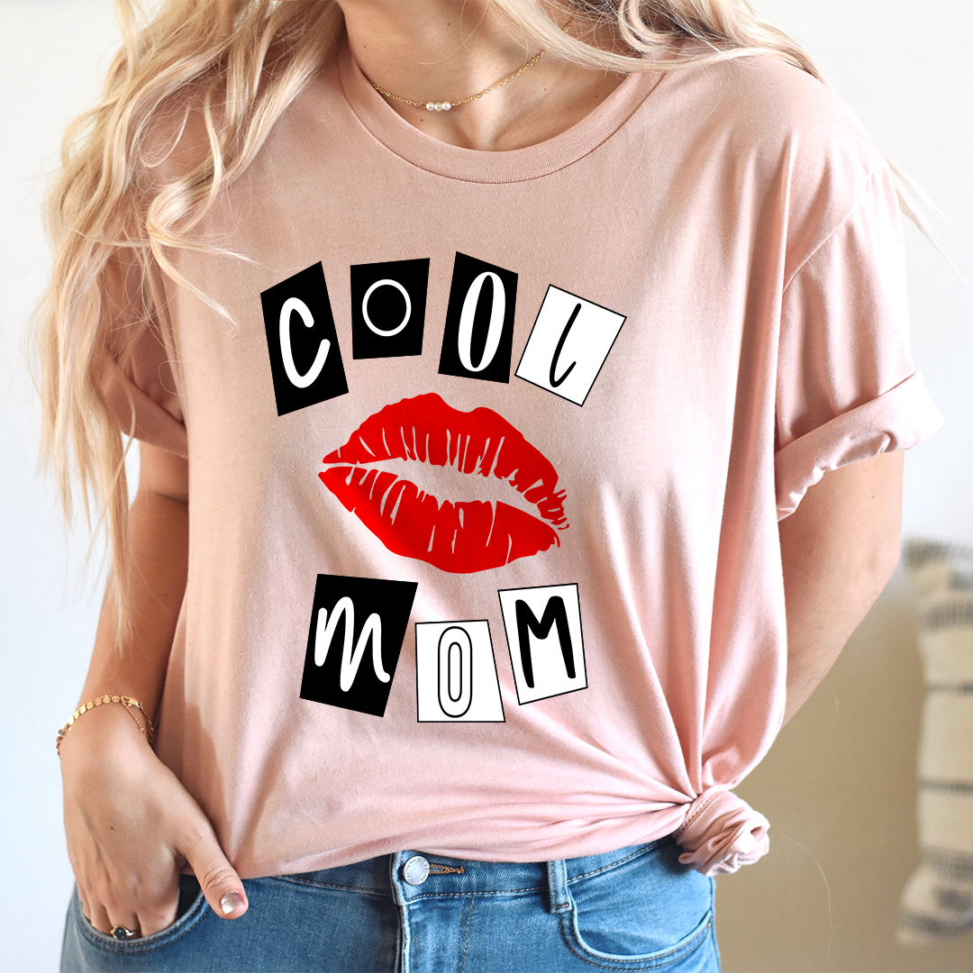 Cool Mom Lips T-Shirt-0