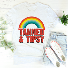 Tanned & Tipsy T-Shirt-1