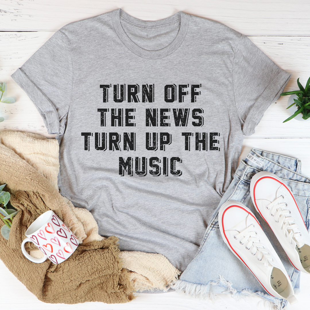 Turn Up The Music T-Shirt-0