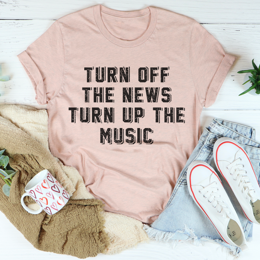 Turn Up The Music T-Shirt-3